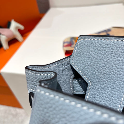 HM BIRKIN 30CM CLOUD BLUE TOGO LEATHER SILVER HARDWARE