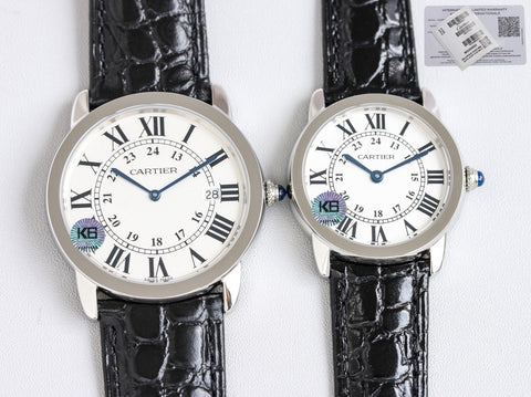 RONDE SOLO STEEL BLACK LEATHER