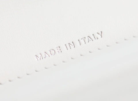 CC WOC 18.5 WHITE LAMBSKIN SILVER HARDWARE