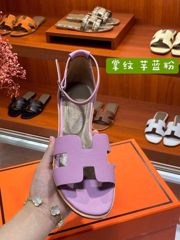 SANTORINI SANDAL LAVENDER CALFSKIN