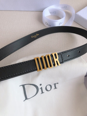 DIOR 25S BELT 20 MM IN BLACK CALFSKIN 613178