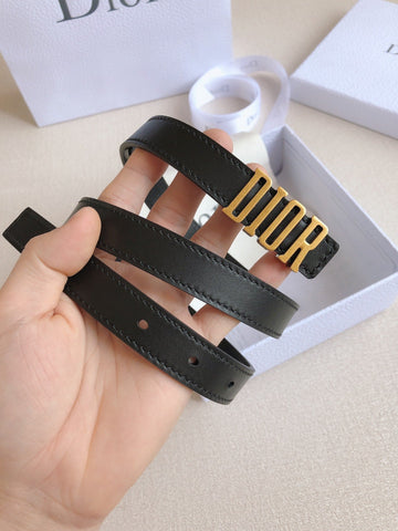 DIOR 25S BELT 20 MM IN BLACK CALFSKIN 613178
