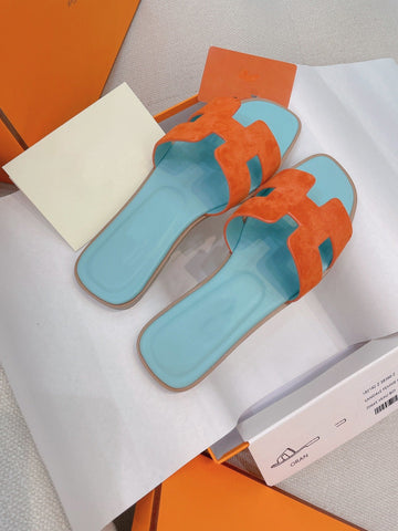 0ran Sandal Tifany/Orange Suede