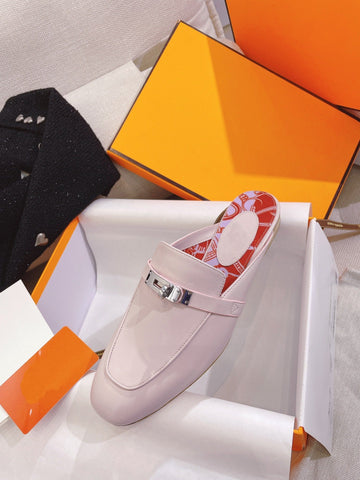 0Z Mule Pink Calfskin