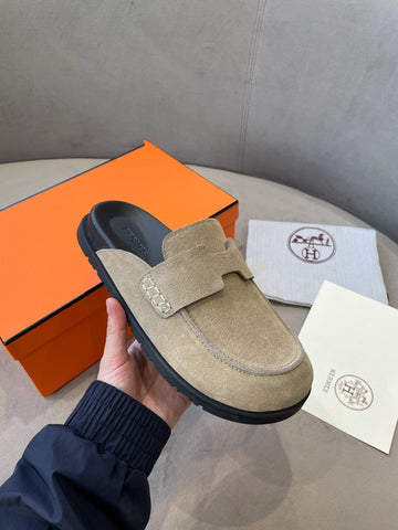G0 MULE BEIGE SUEDE