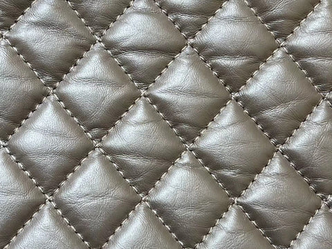 CHANEL 25S MINI SHOPPING BAG 23 IN DARK TAUPE CALFSKIN