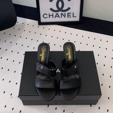 MULES black 1 LAMBSKIN