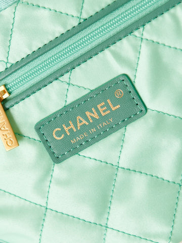 CC CLASSIC MEDIUM 37 BAG IN TF BLUE CANVAS