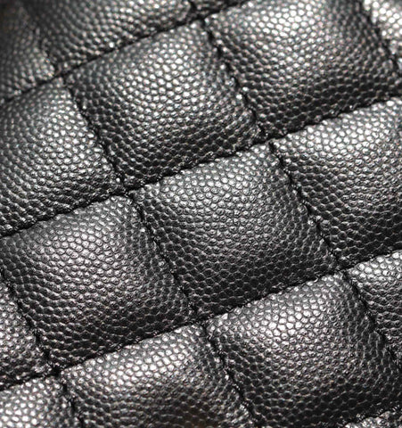 CHANEL 25S FLAP BAG 24 CM IN BLACK LAMBSKIN WITH GOLD HARDWARE