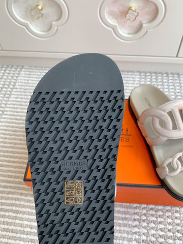 HM 26S EXTRA SANDAL IN NUDE CALFSKIN AND SUEDE