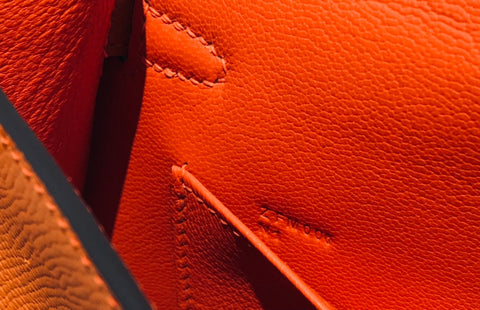 HM KELLY MINI 20 ORANGE EPSOM GOLD HARDWARE