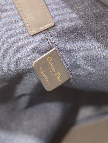 LARGE TOUJOURS 37 BLUE DENIM OBLIQUE JACQUARD