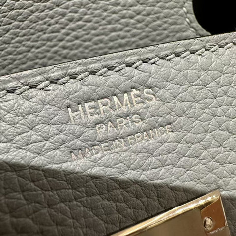 HM BIRKIN 30CM CLOUD BLUE TOGO LEATHER SILVER HARDWARE