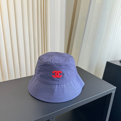 CHANEL 26S EMBROIDERED CC BUCKET HAT 337811