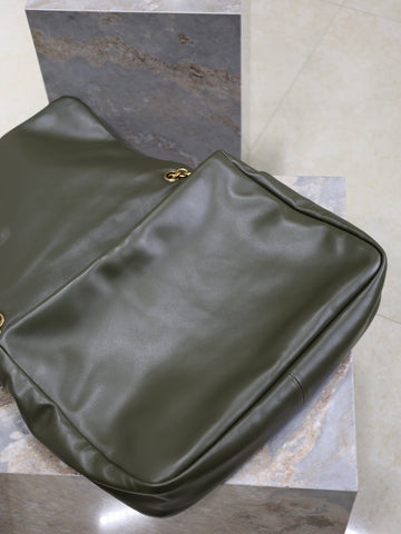 YSL 25S LARGE JAMIE 43 IN LIGHT MUSK LAMBSKIN GOLD HARDWARE
