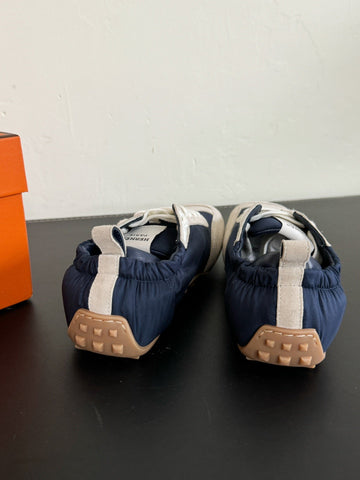 SKATEBOARD SHOES LIGHT GRAY MIX NAVY SUEDE