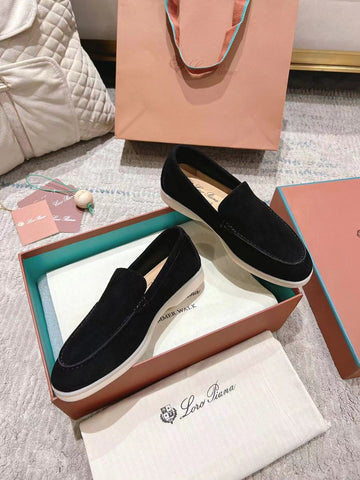 LP LOAFERS 25S IN BLACK SUEDE