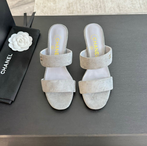 High Heels Lambskin Gray