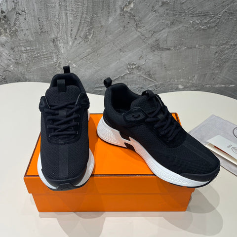 HEROS SNEAKERS BLACK GOATSKIN