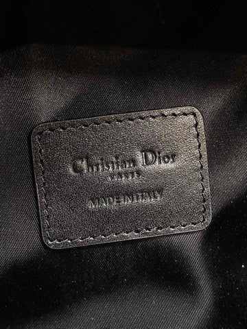 DIOR 25S TRAVEL BACKPACK 31 IN BLUE CANVAS OBLIQUE JACQUARD