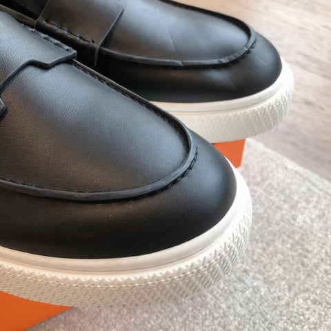 IKE SLIP-ON SNEAKER BLACK CALFSKIN