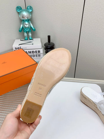 ITHEA 85 MM ESPADRILLE IN WHITE CALFSKIN