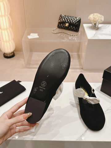 MARY JANE SHOES BLACK CALFSKIN