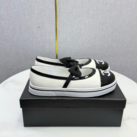 CHANEL 26S MARY JANE SNEAKERS IN WHITE CALFSKIN