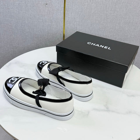 CHANEL 26S MARY JANE SNEAKERS IN WHITE CALFSKIN