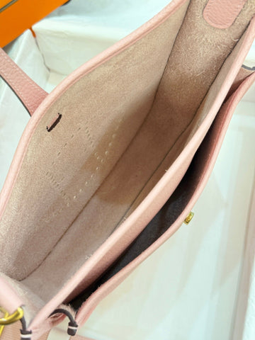 HM 26S EVELYNE BAG 23MM IN PINK GRAINED CALFSKIN