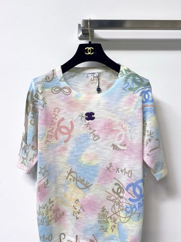 CHANEL 26S SHORT-SLEEVED KNIT SHIRT STYLE 1206