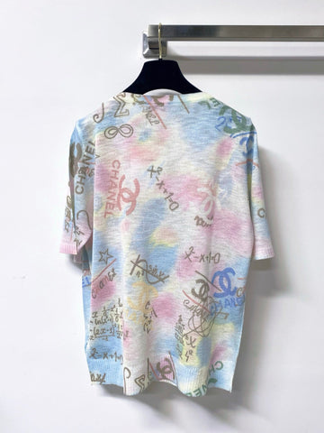 CHANEL 26S SHORT-SLEEVED KNIT SHIRT STYLE 1206