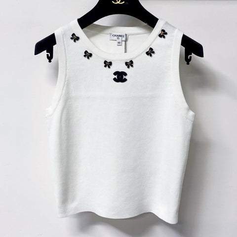 CHANEL 26S KNIT SLEEVELESS TOP STYLE 1254