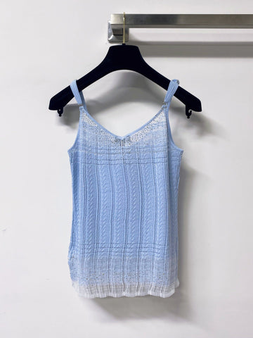 CHANEL 26S KNIT CARDIGAN & CAMISOLE SET STYLE 1268