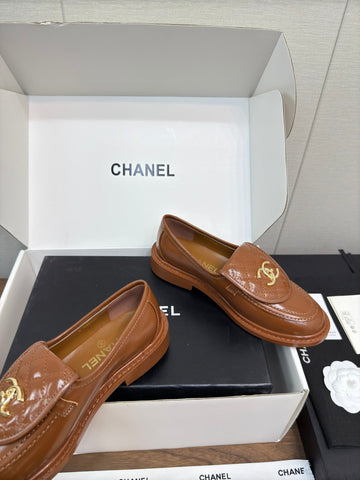 MOCCASIN 2.5 CM IN GINGERBREAD BROWN PREMIUM LAMBSKIN