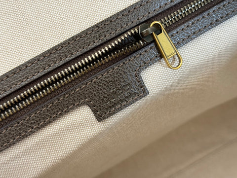 SAVOY LARGE DUFFLE BAG 50 IN BEIGE AND EBONY GG SUPREME CANVAS