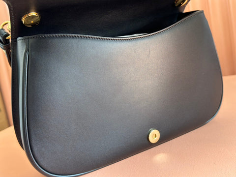 GUCCI 26S BLONDIE BAG 32 IN BLACK CALFSKIN