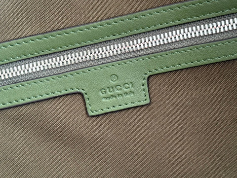 GUCCI 25S OPHIDIA MEDIUM BAG 52 CM IN MOSS GREEN CALFSKIN