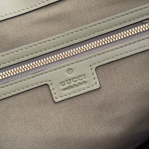 GUCCI 26S BEATRIX LARGE TOTE BAG 40 CM IN SAGE GREEN CALFSKIN