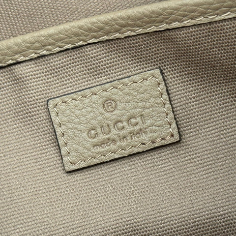 GUCCI 26S SHOULDER BAG 31 IN LIGHT EARTH BROWN CALFSKIN
