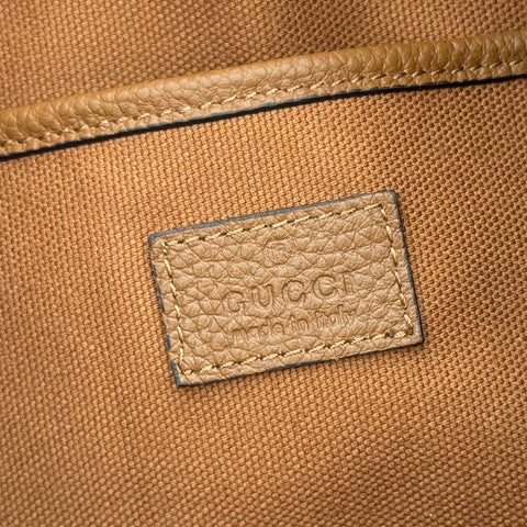 GUCCI 26S SHOULDER BAG 38 IN BROWN CALFSKIN