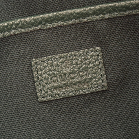 GUCCI 26S SHOULDER BAG 31 IN DARK GREEN CALFSKIN