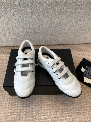 MARY JANE SNEAKERS IN WHITE LAMBSKIN