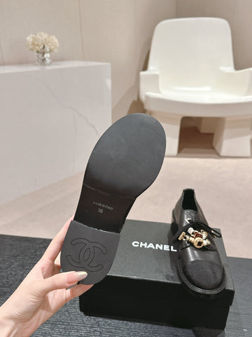 OXFORD SHOES BLACK SHEEPSKIN