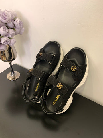 SANDAL 25S IN BLACK LAMBSKIN EMBOSED SNAKE PATTERN