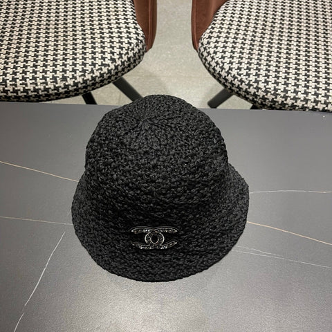 CHANEL 26S RAFFIA BUCKET HAT 335791