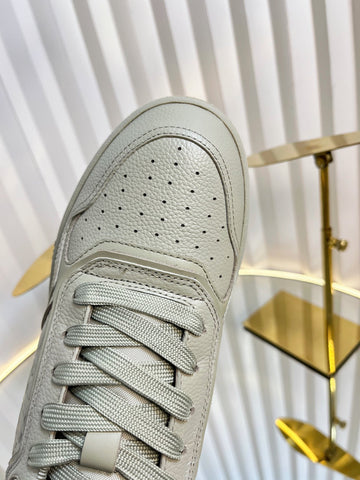 B27 LOW-TOP SNEAKER TROUT GRAY SMOOTH CALFSKIN