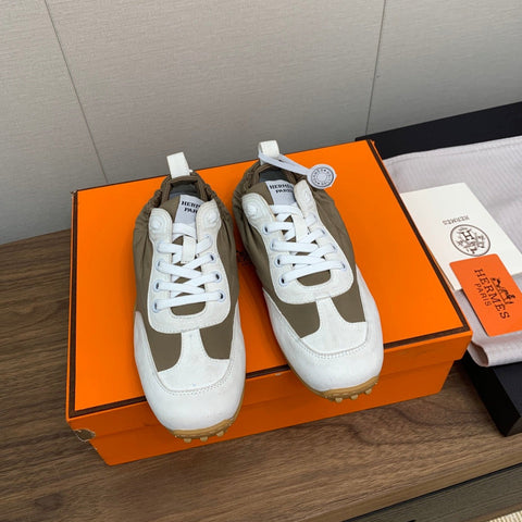 SKATEBOARD SHOES LIGHT GRAY MIX PEANUT CALFSKIN
