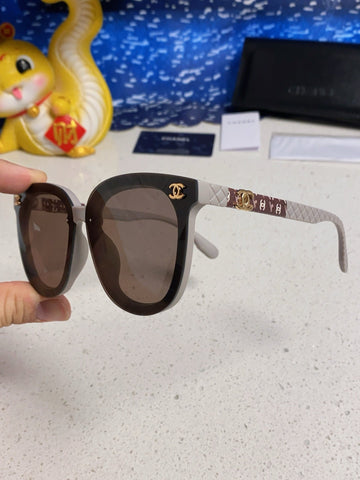BROWNLINE SUNGLASSES 638936 IN LIGHT GRAY ACETATE