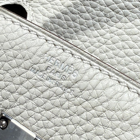 HM BIRKIN 25CM IN CREAM TOGO LEATHER SILVER HARDWARE